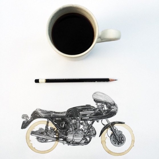 carter-asmann-koffiekring-tekening-ducati-desmo-900