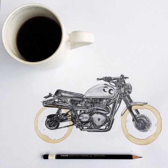 carter-asmann-koffiekring-tekening-motor